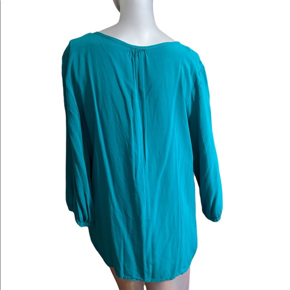🌸3/$30🌸 GUC OLD NAVY GREEN TUNIC LARGE. 3/4 SLEEVES. - Picture 2 of 2